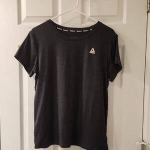Reebok Black Performance Short Sleeve Tee Women's Size L